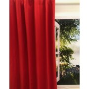 Dekostoff Bastelstoff Vorhang Gardine Baumwolle uni einfarbig rot, Meterware
