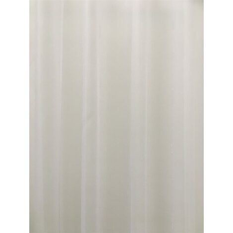 Stores Gardine Stoff Vorhang wei&szlig; Streifen transparent, Restst&uuml;ck 2,4 m