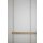 Stores Gardine Stoff Vorhang Streifen wei&szlig; beige schwarz transparent, Meterware