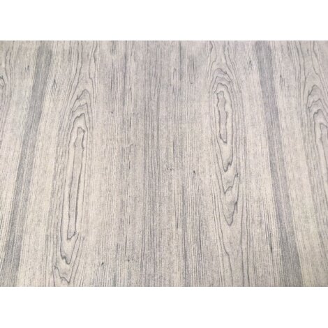 Möbelbezug Bezugsstoff Polster Stoff Holzoptik grau braun, Reststück 3,80 m