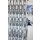 Deko Stoff Gardine Landhaus Hirsch Holzoptik braun beige Restst&uuml;ck 3,15 m