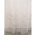 Stores Gardine Vorhang Stoff Blumen bestickt wei&szlig; braun beige  transparent, Meterware