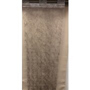 Fl&auml;chenvorhang mit Schlaufen aus Panellino schlamm transparent, pro St&uuml;ck