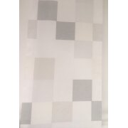 Flächenvorhang Schiebegardine Karo grau weiß beige transparent, Meterware
