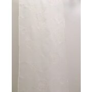 Fl&auml;chenvorhang Schiebegardine Kreise creme teiltransparent, Restst&uuml;ck 2,7  m