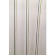 Stores Gardine Stoff Vorhang Streifen creme gr&uuml;n gold beige, Restst&uuml;ck 4,9 m