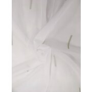 Stores Gardine Stoff Vorhang Scherli Streifen weiß grün transparent, Meterware