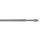 Vitragenstange Scheibenstange ausziehbar silber 100 cm, 2 St&uuml;ck