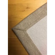 Tischl&auml;ufer Landhaus L&auml;ufer Filz optik natur creme einfarbig 40 x 138 cm