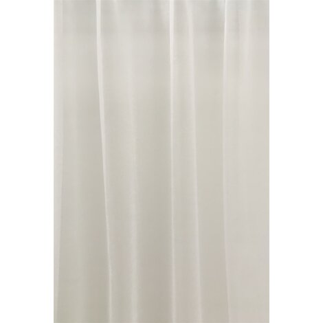 Stores Gardine Stoff Vorhang Easy Lane rohwei&szlig;  transparent, Meterware