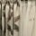 Musterfenster aus 1 Schal 1 Store 2 Fl&auml;chen Kissen Streifen braun grau wei&szlig;