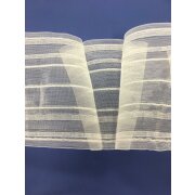 V-Falte V-Faltenband Automatik15 cm breit transparent, Meterware