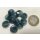 Kn&ouml;pfe Knopf Mantelknopf Blusenknopf Zierknopf d=15 mm t&uuml;rkis blau, 10 St&uuml;ck