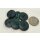 Kn&ouml;pfe Knopf Mantelknopf Blusenknopf Zierknopf d=22 mm dunkelgr&uuml;n, 2 St&uuml;ck