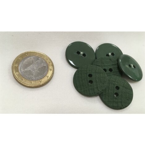 Kn&ouml;pfe Knopf Mantelknopf Blusenknopf Zierknopf d=20 mm gr&uuml;n, 35 St&uuml;ck