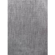 Store Gardinen Vorhang Stoff einfarbig grau transparent, Restst&uuml;ck 5,5  m
