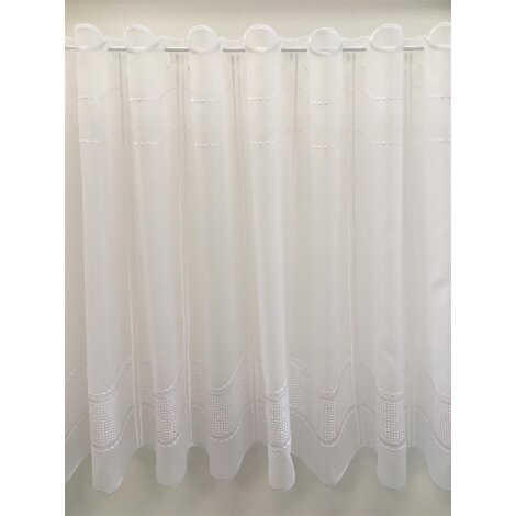 Pannaux Vorhang Scheibengardine Wellen H 45 cm, Preis pro...