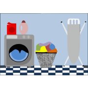 Vorwaschen Waschservice eines Dekoschals vor der N&auml;harbeit, Preis pro St&uuml;ck