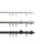 Gardinenstange Fertiggarnitur Kegel 20 mm, 42.42-silber matt 200 cm