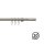 Gardinenstange Fertiggarnitur Nova 20 mm edelstahl optik, 200 cm