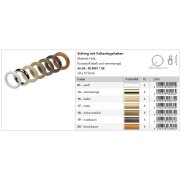 Ringe für Gardinenstange Fertiggarnitur Thüringen 28 mm, 10 Stück 01-weiß