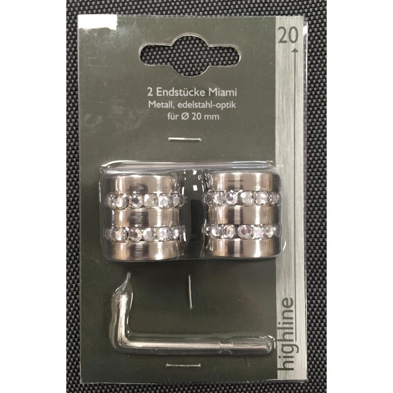 Incasa Endstück Gardinenstange Liedeco Endkappe Kugel Für Gardinenstange – ø 20 Mm, 2 Stück, Schwarz Kugel Endstück 20mm Schwarz Gardinenstange Endstück