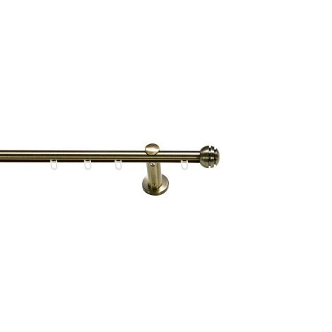 Endst&uuml;cke Kugel 2er Gardinenstange Innenlauf 19 mm Carrera messing antik