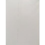 Stores Gardinenstoff Streifen wei&szlig; silber transparent, Restst&uuml;ck 1,35 m