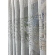 Deko Stoff Gardine Vorhang einfarbig grau Lochmuster blickdicht, Meterware