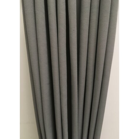 Deko Stoff Gardine Vorhang Waffeloptik einfarbig grau blickdicht, Meterware