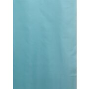 Deko Stoff Gardine Vorhang Voile türkis uni, transparent, Reststück 5 m