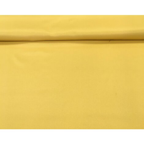 Deko Stoff Gardine Vorhang Verdunkler einfarbig gelb uni, Restst&uuml;ck 1,95 m