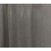 Stores Gardine Stoff Vorhang Gitteroptik grau transparent, Meterware