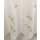 Landhaus Pannaux Scheibengardine Blumen weiss gr&uuml;n H 50 cm, Restst&uuml;ck 1,44m