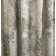 Deko Stoff Gardine Vorhang Verdunkler marmoriert schlamm grau wei&szlig;, Meterware