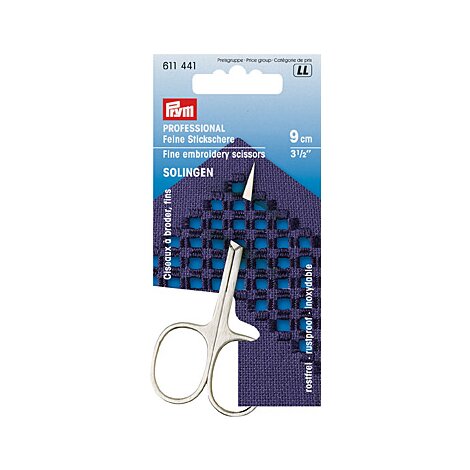 Stickschere 9 cm Solingen PRYM Professional rostfrei N&auml;hschere
