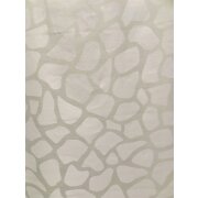 Dekostoff Gardine Vorhang Mosaik grau teiltransparent., Meterware