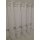 Pannaux Bistro Vorhang Scheibengardine Stick wei&szlig; creme grau H 45 cm, Meterware