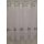 Pannaux Bistro Vorhang Scheibengardine Stick weiß creme grau H 45 cm, Reststück 6,5