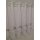 Pannaux Bistro Vorhang Scheibengardine Stick weiß creme grau H 45 cm, Reststück 6,5