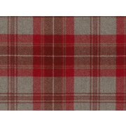 Möbelbezug Stoff echter Filz Stoff Karo für Bezüge Taschen Decken, Meterware 33 rot-grau