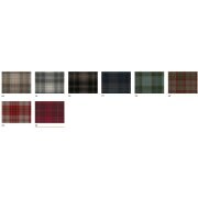 Möbelbezug Stoff echter Filz Stoff Karo für Bezüge Taschen Decken, Meterware 77 anthrazit-senf