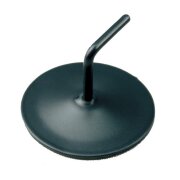 Klebehaken für Vitragenstange rund d= 30 mm 2er-Set, graphit anthrazit