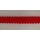 Wolltresse Einfassband Falzborte 35/17 mm hochrot, Meterware