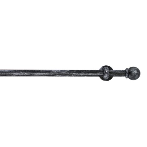 Gardinenstange Vorhangstange Esperanca Kugel 16 mm schwarz