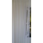 Stores Gardine Webstore Landhaus Stoff uni wei&szlig;...