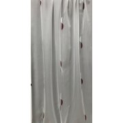 Stores Gardine Stoff Vorhang Streifen natur rot beige...