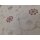 Dekostoff Gardine Landhaus Blumen natur rot beige blickdicht, Reststück 1,3 m