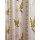 Deko Stoff Gardine Landhaus Streifen Blumen natur gr&uuml;n blickdicht, Meterware