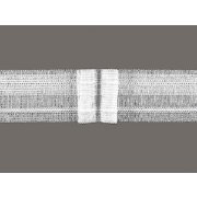 Haftfaltenband Klettfaltenband f&uuml;r Gardinen 4 Falten 1:2,5 50 mm transparent